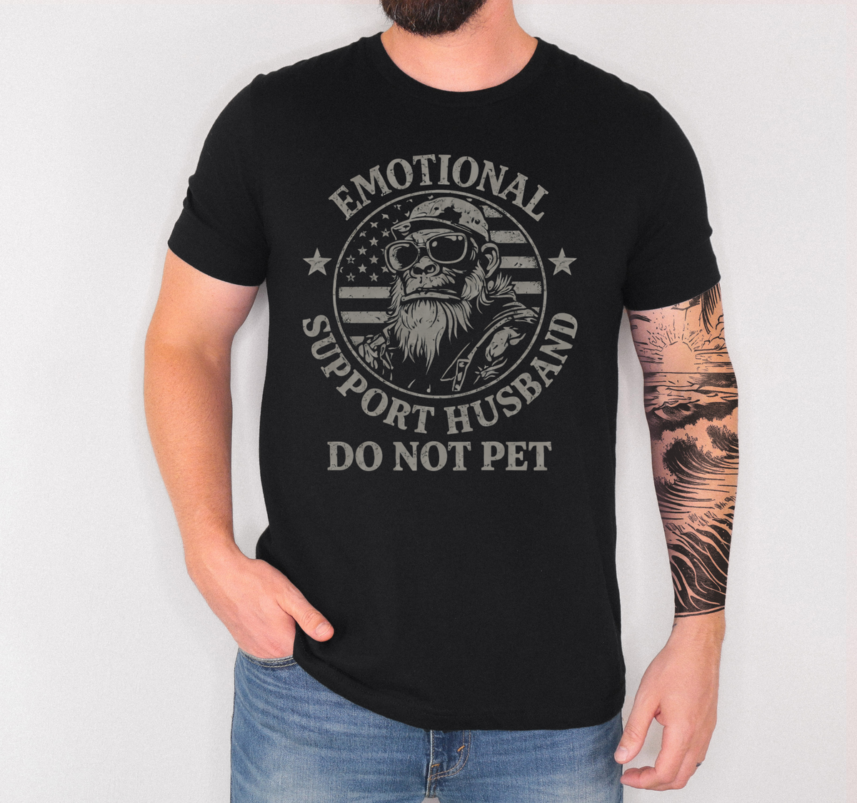 Emotional Support Husband | Front Only | Printed