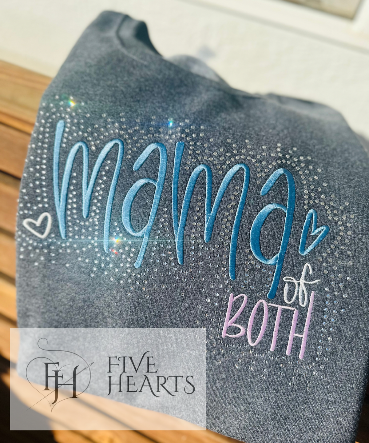 Mama of Both | Embroidery
