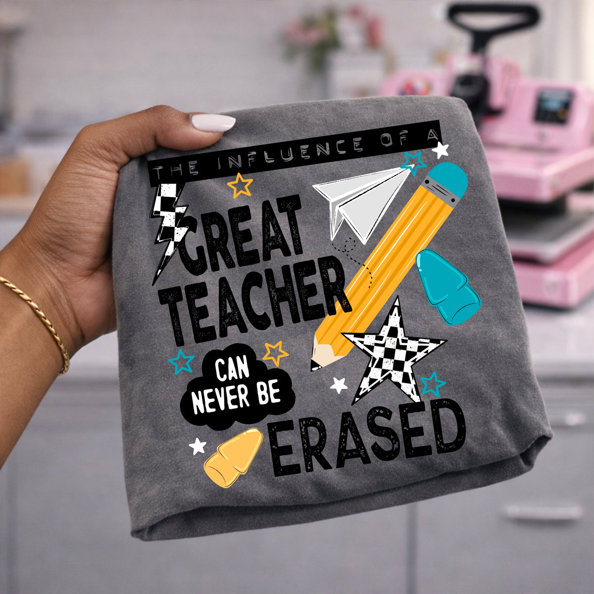 The Influence Of A Great Teacher Can Never Be Erased | Printed