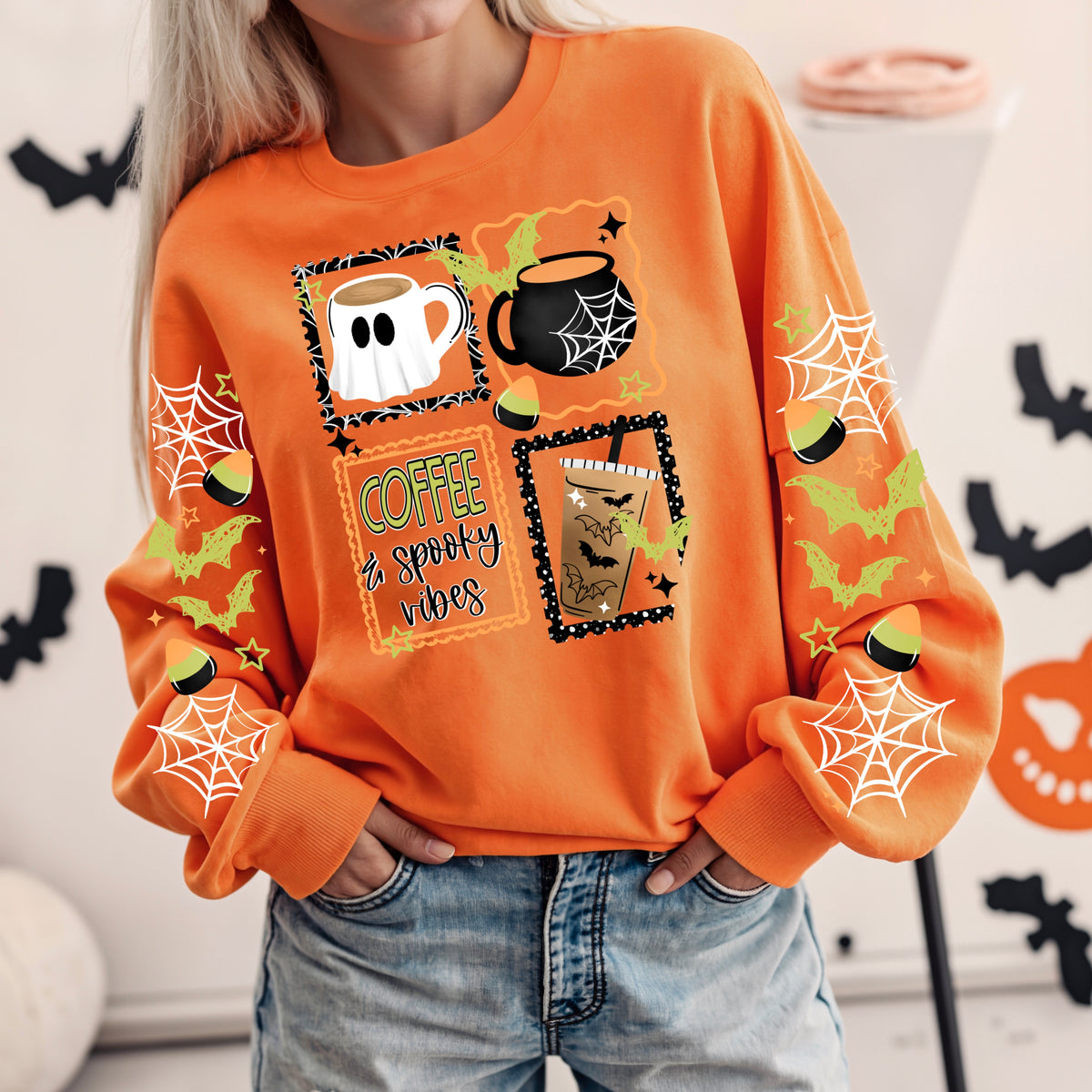 Coffee & Spooky Vibes | Halloween | Printed