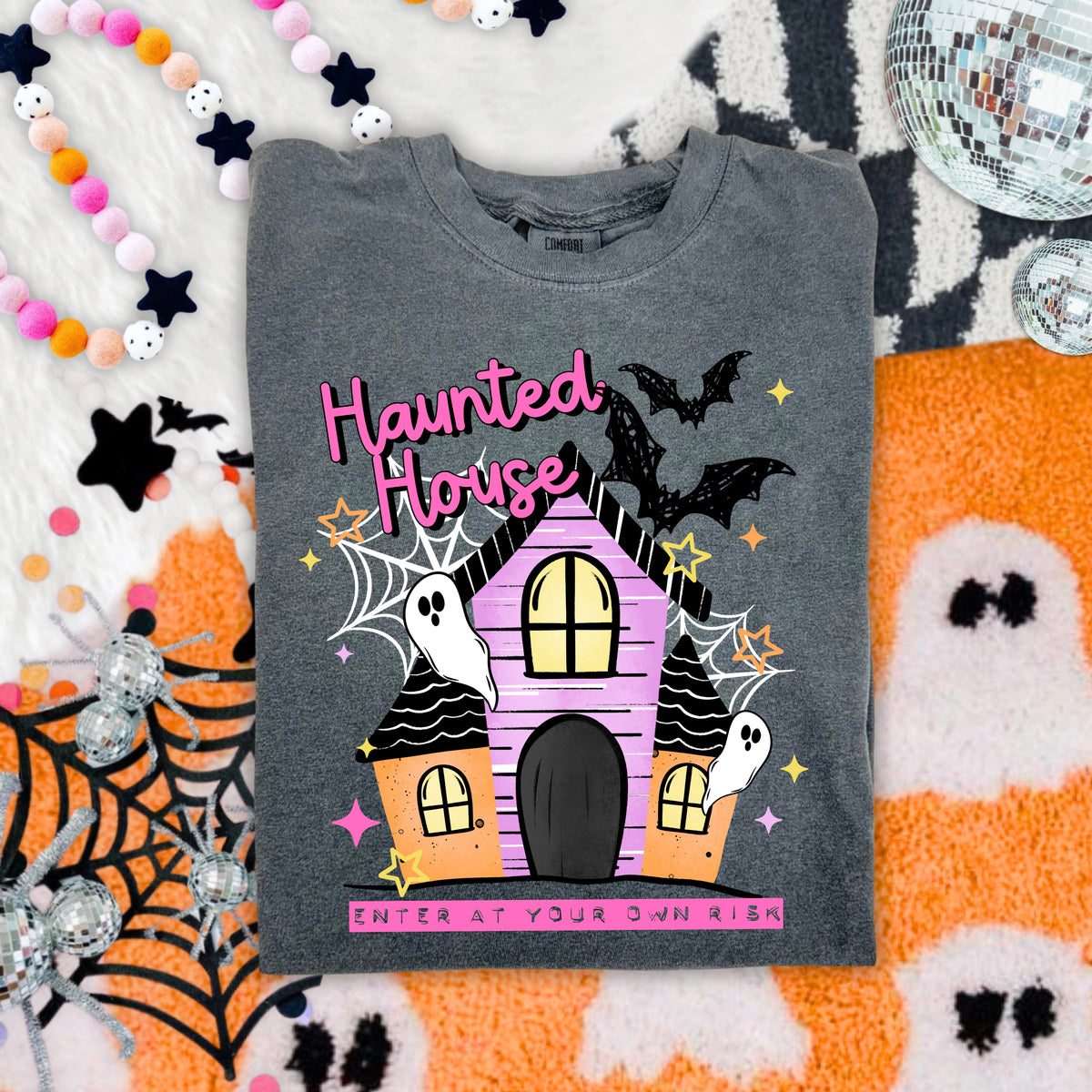 Haunted House Enter at Your Own Risk | Halloween | Printed