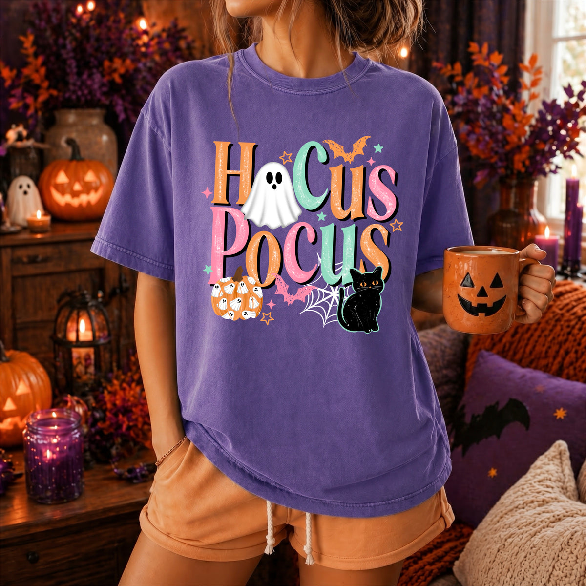 Hocus Pocus Ghost Cat | Halloween | Printed