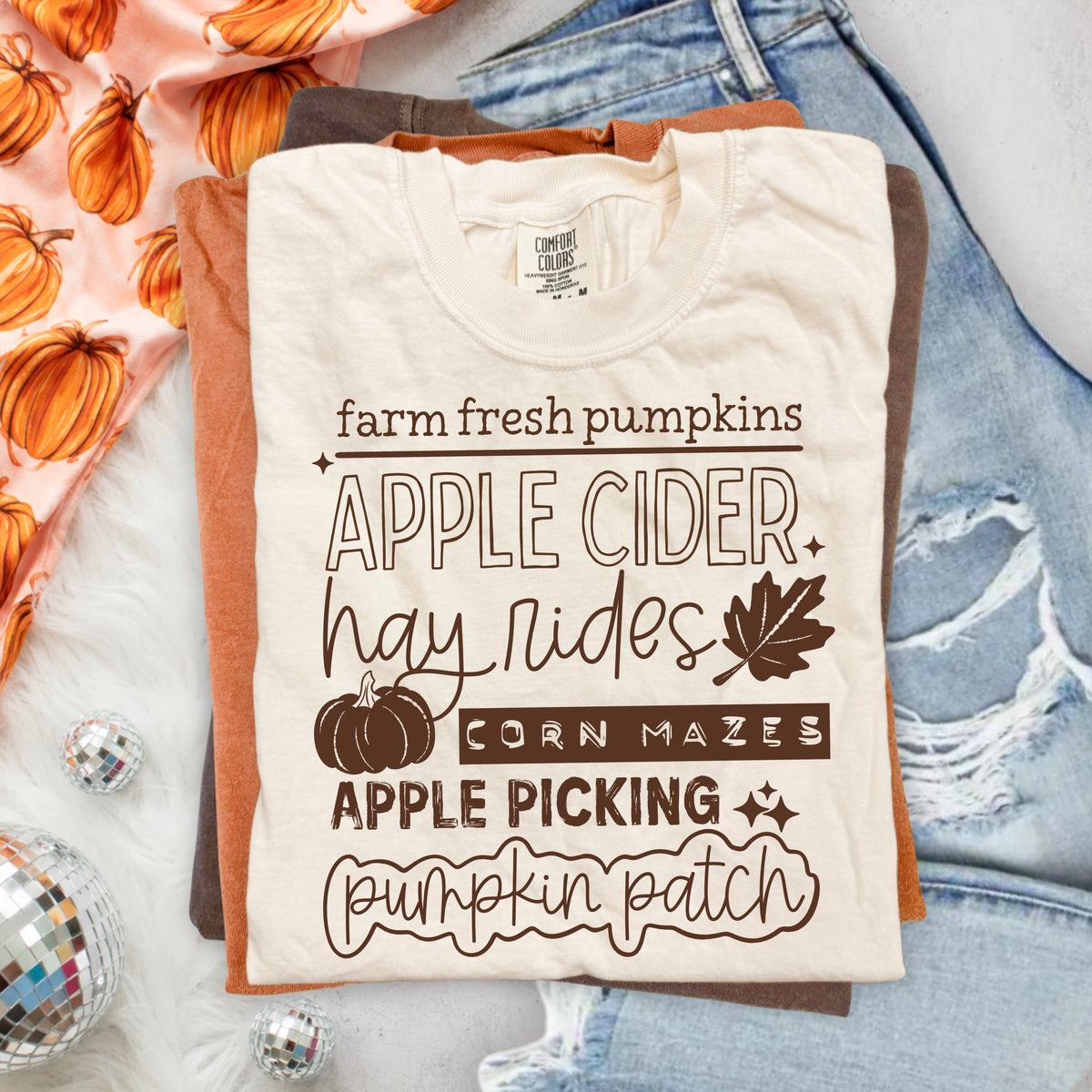 Farm Fresh Pumpkins Apple Cider Hay Rides | Printed