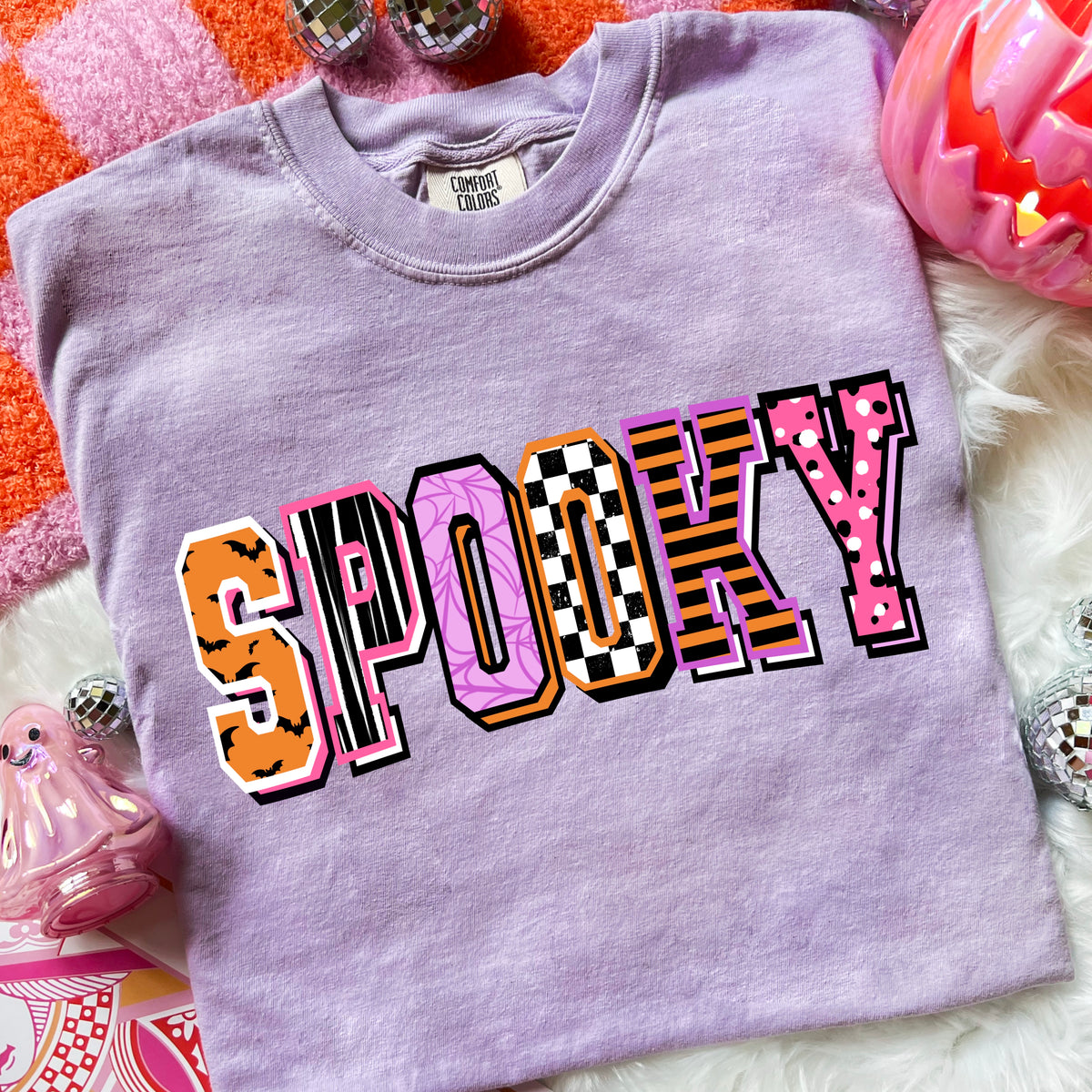 Mixed Pattern Spooky | Halloween | Printed