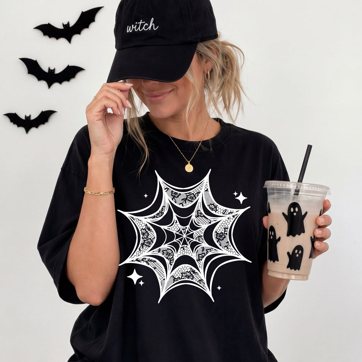 Lace Spider Web | Halloween | Printed