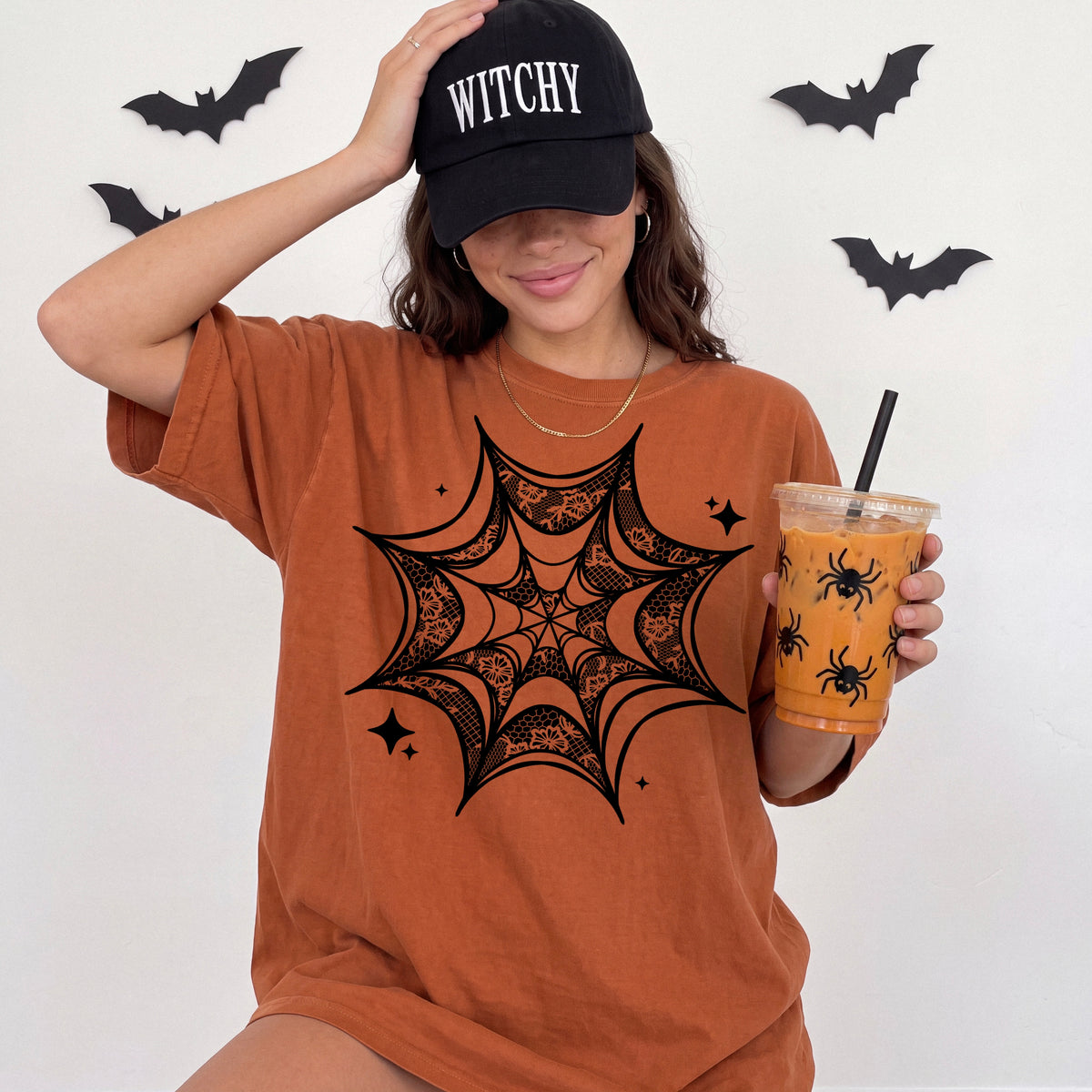Lace Spider Web | Halloween | Printed