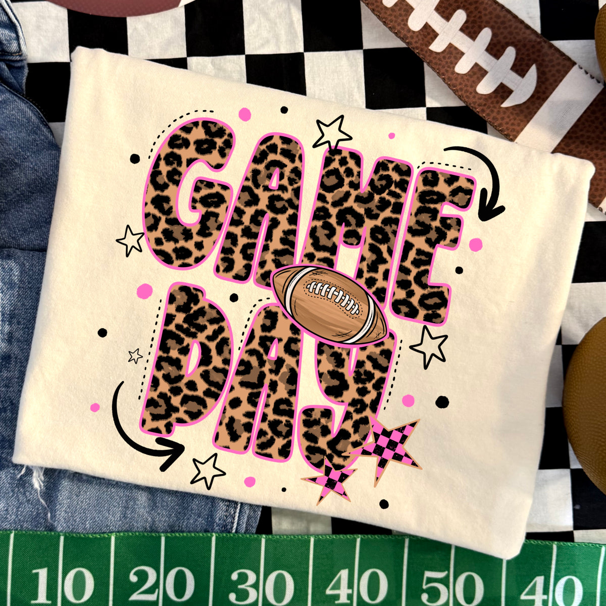 Game Day Leopard | Printed