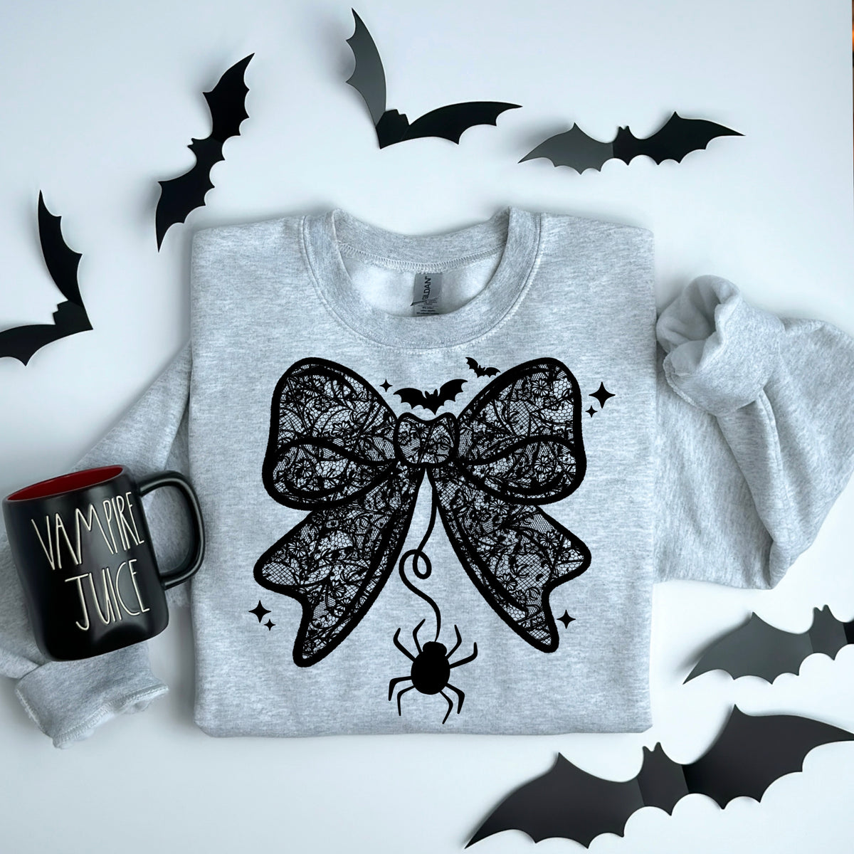 Lace Bow Spider | Halloween | Printed