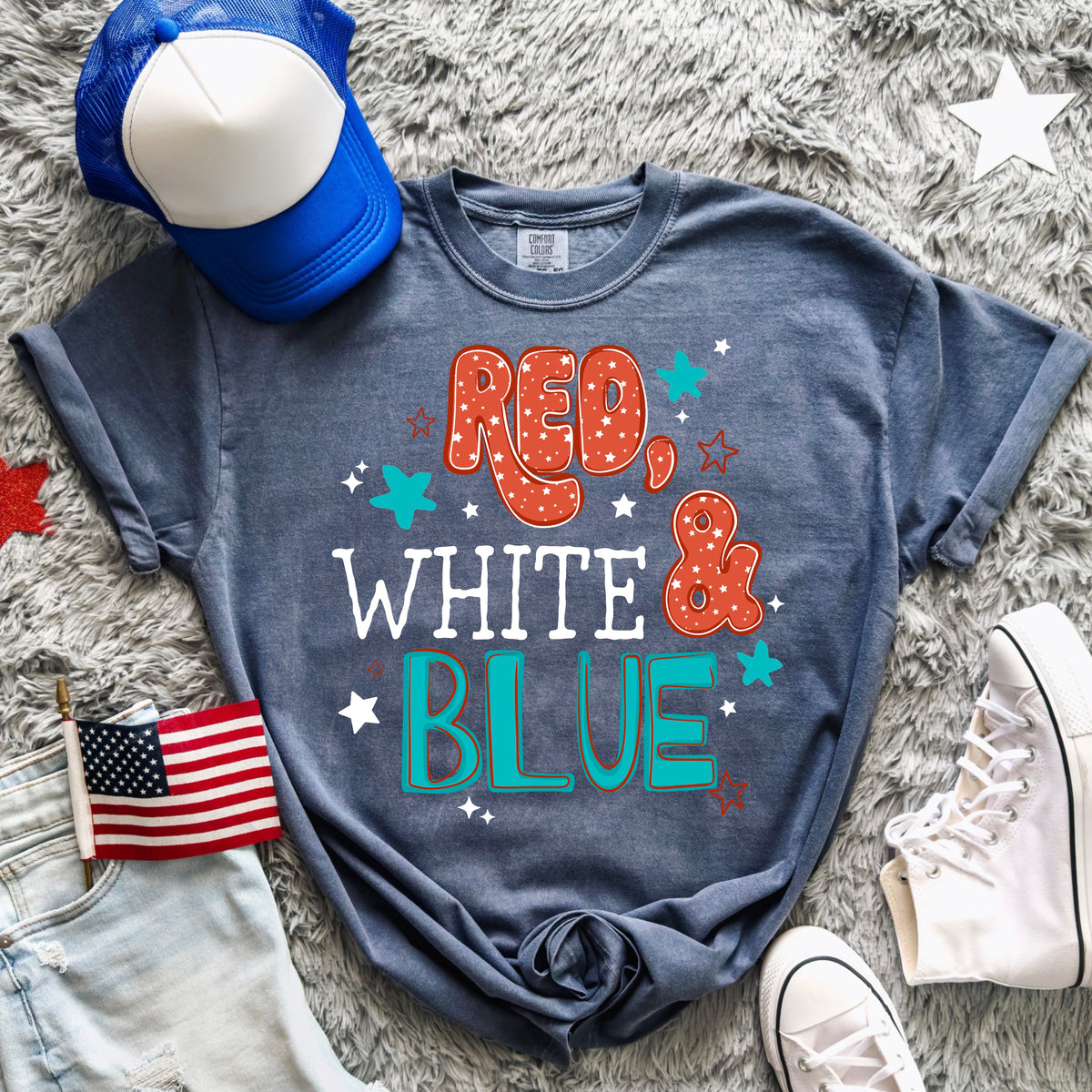 Red White & Blue | Printed