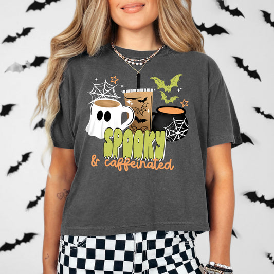 Spooky & caffeinated | Halloween | Printed