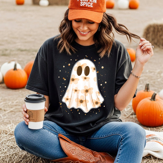 Floral Ghost | Halloween | Printed