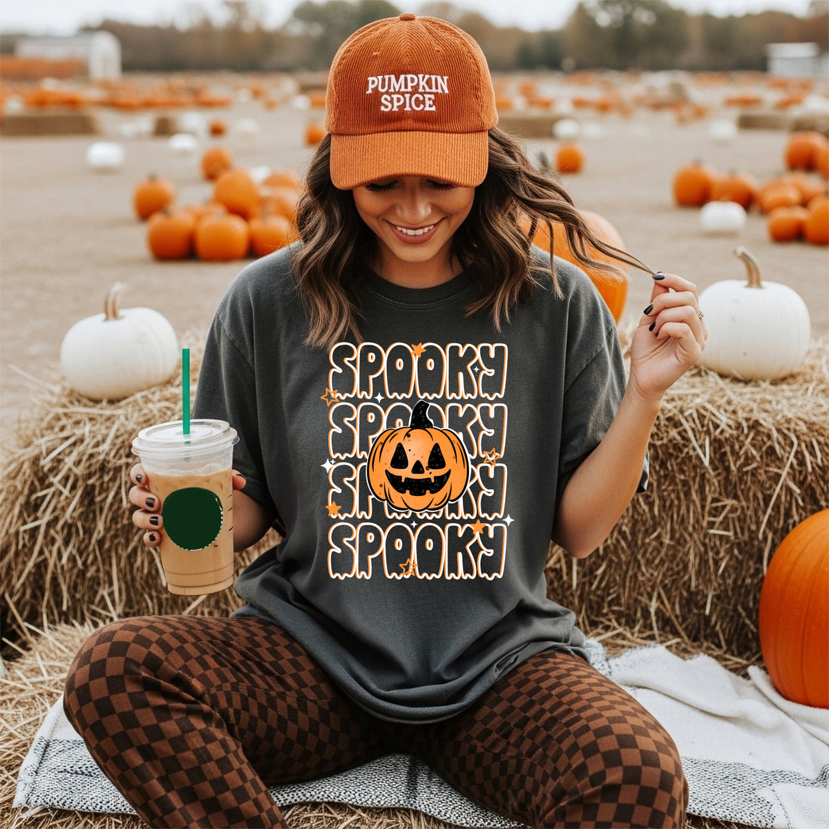 Spooky Repeat Pumpkin | Halloween | Printed