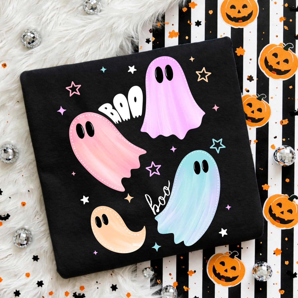 Colorful Ghosts | Halloween | Printed