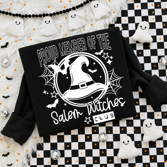 Salem Witches Club | Halloween | Printed