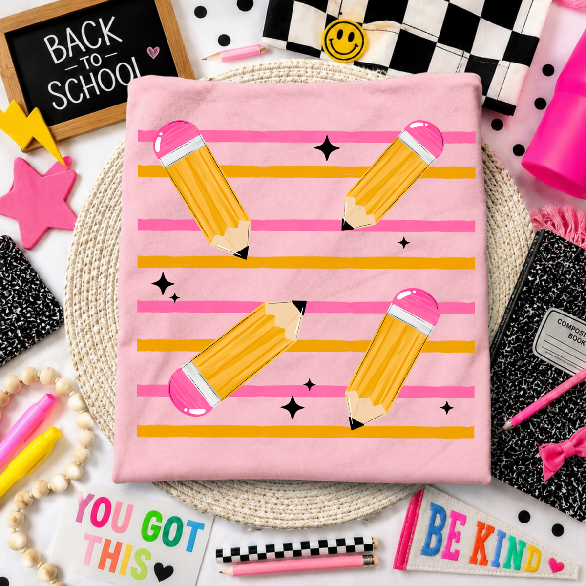 Striped Pencils | Printed