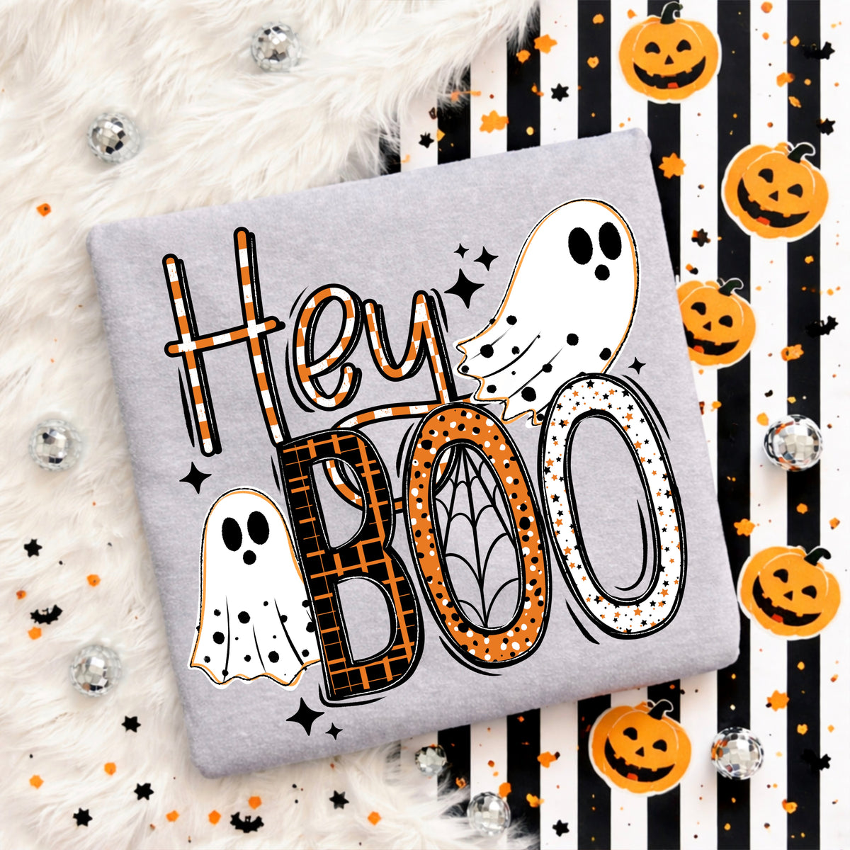 Hey Boo | Halloween | Printed