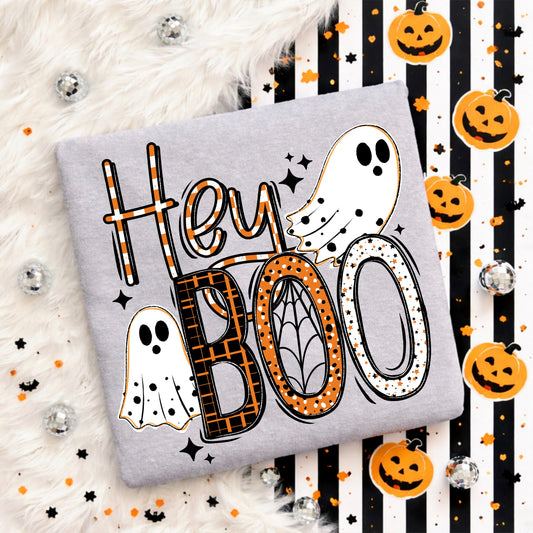 Hey Boo | Halloween | Printed