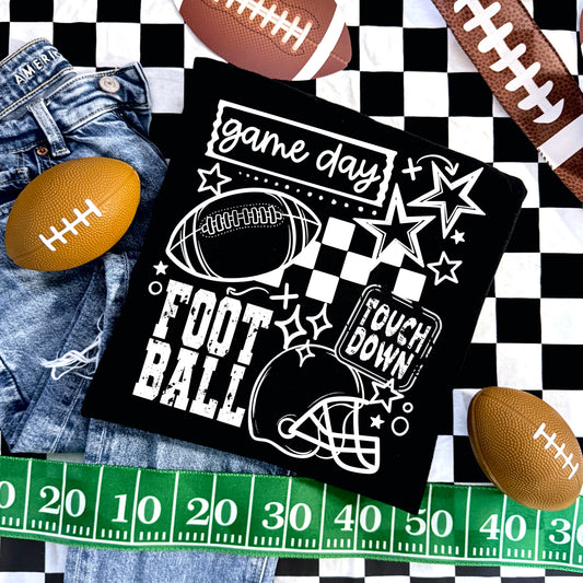 Game Day Football Touchdown | Printed