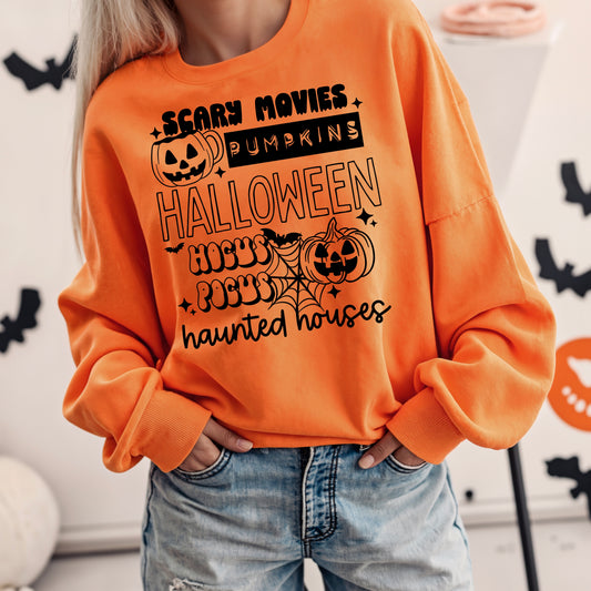 Scary Movies Pumpkins Halloween | Halloween | Printed