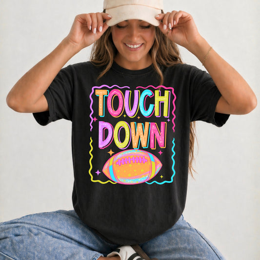 Touchdown Neon Football | Printed
