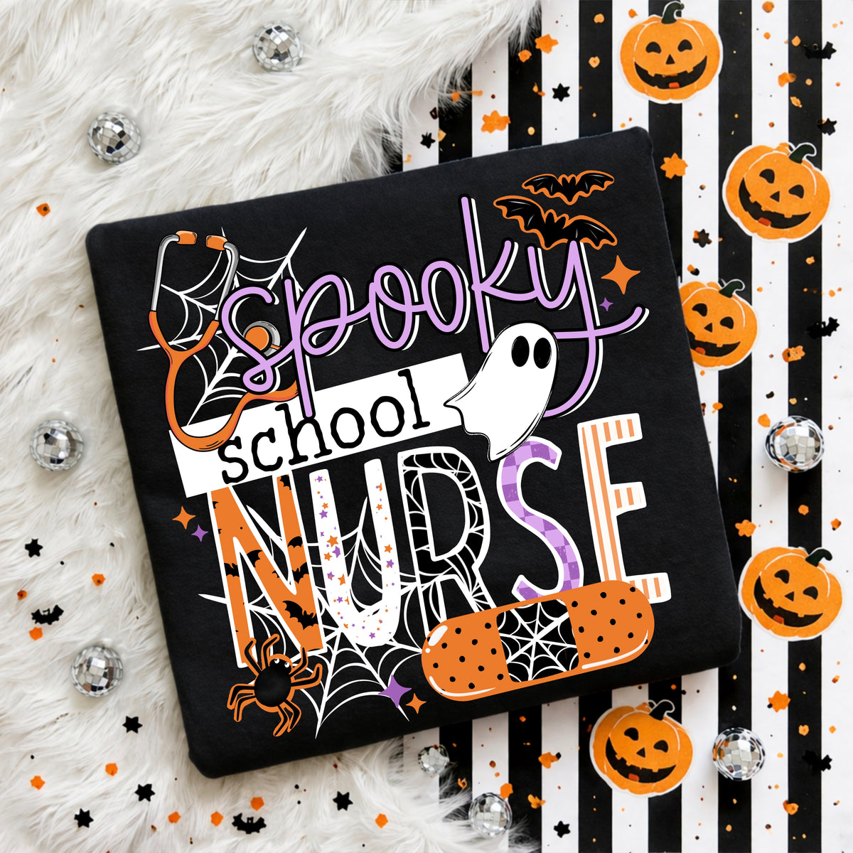 Spooky School Nurse | Halloween | Printed