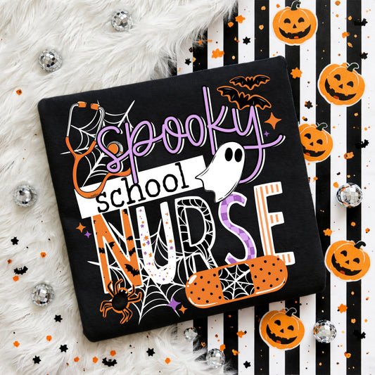 Spooky School Nurse | Halloween | Printed
