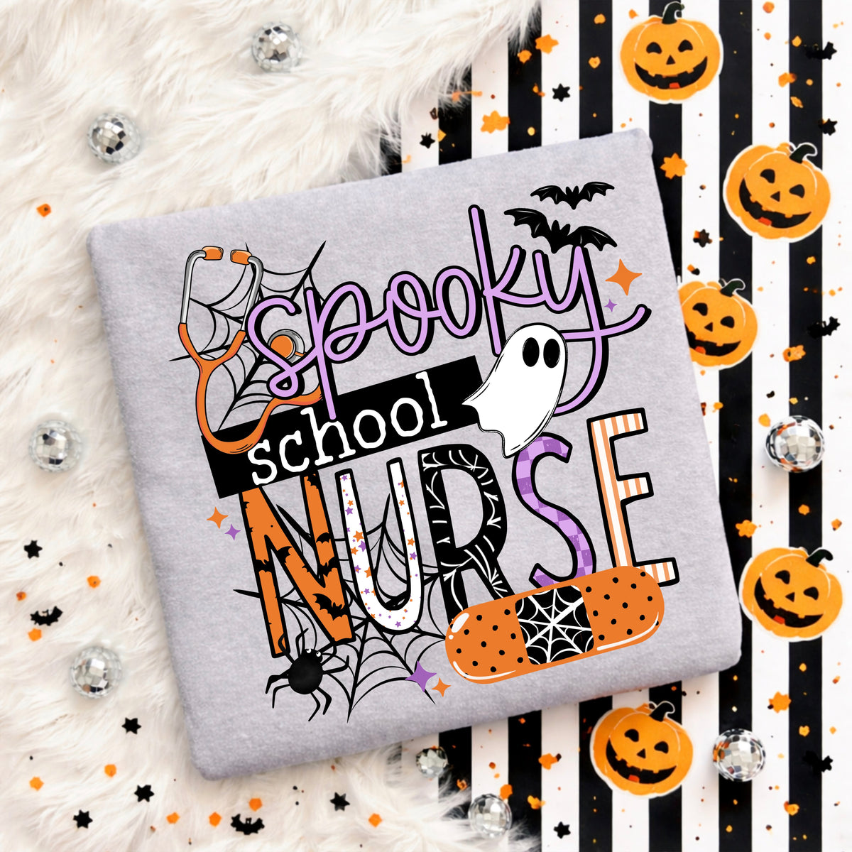 Spooky School Nurse | Halloween | Printed