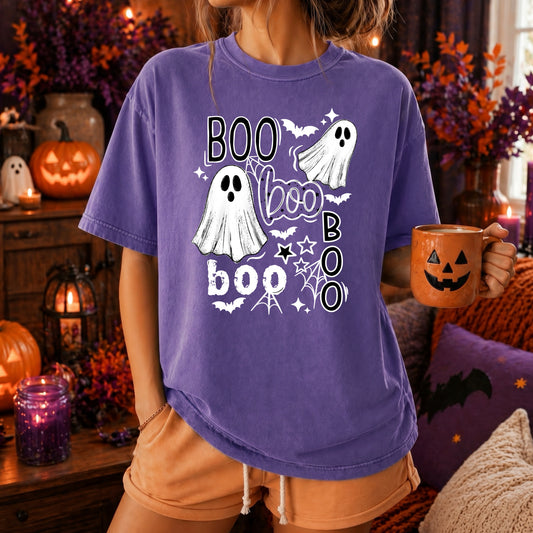 Boo Boo Boo Ghosts | Halloween | Printed