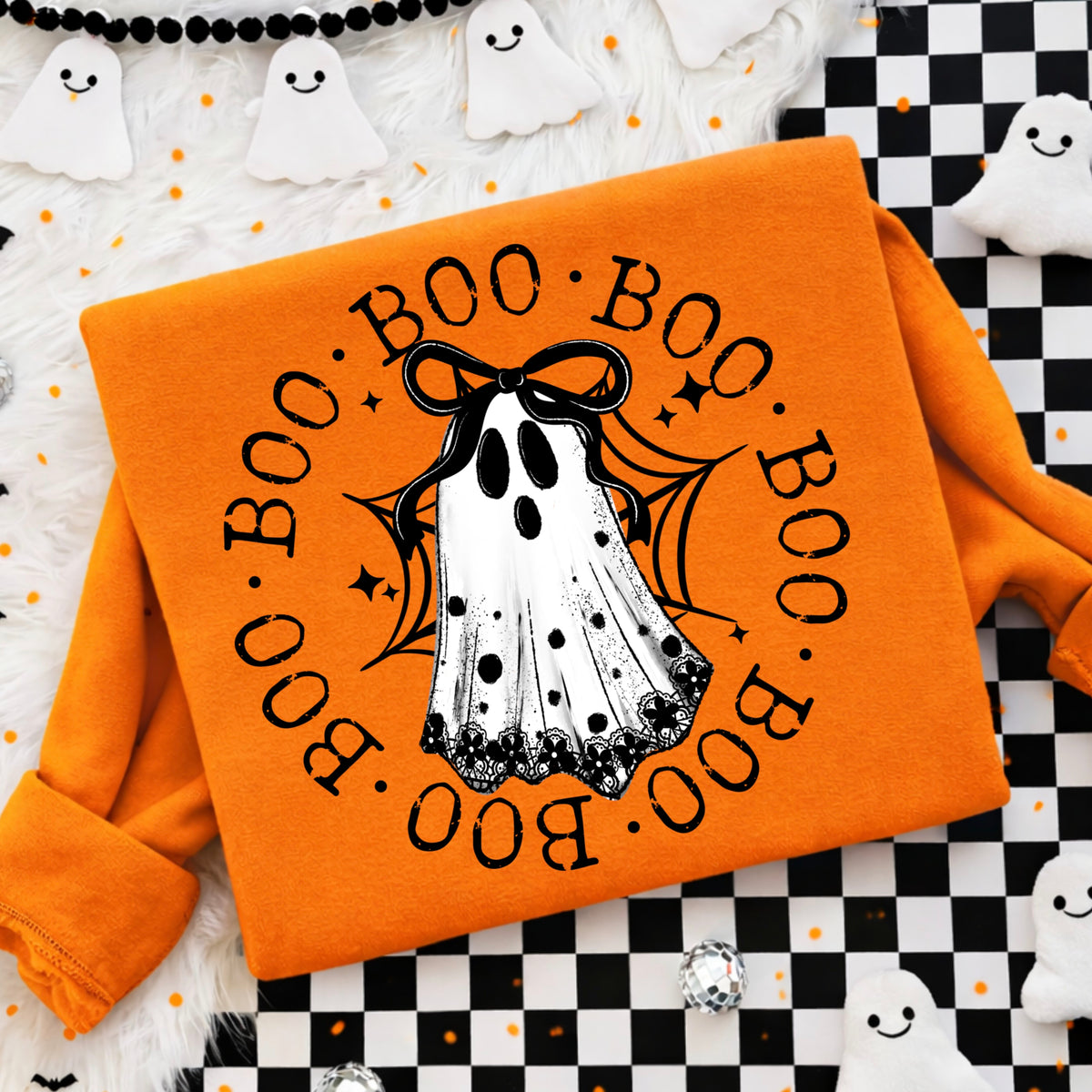 Boo Bow Ghost | Halloween | Printed