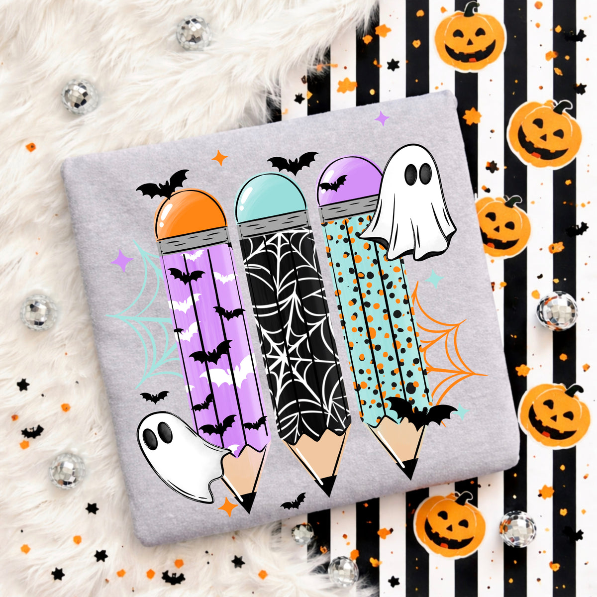 Spooky Pencil Trio | Halloween | Printed