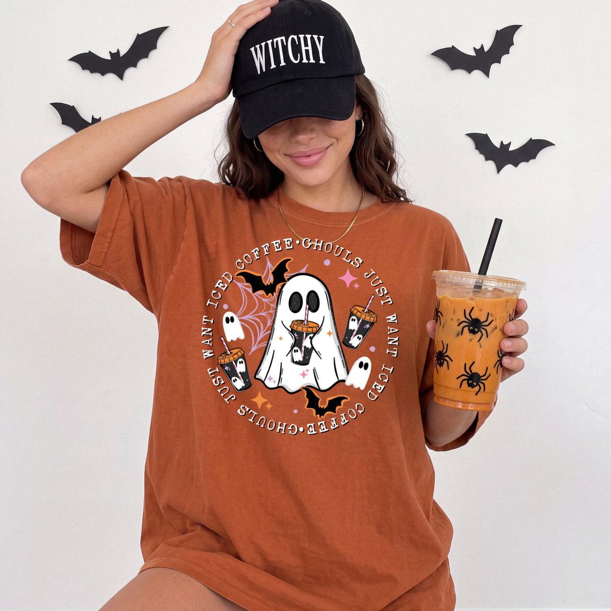 Ghouls Just Want Iced Coffee | Halloween | Printed